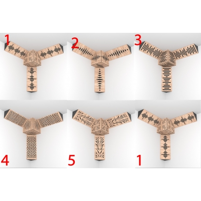 Купить комплект басовая ловушка ecosound diamond spine bass trap mini wood 500x200x100 3 шт + куб цвет в ассортименте по низкой цене